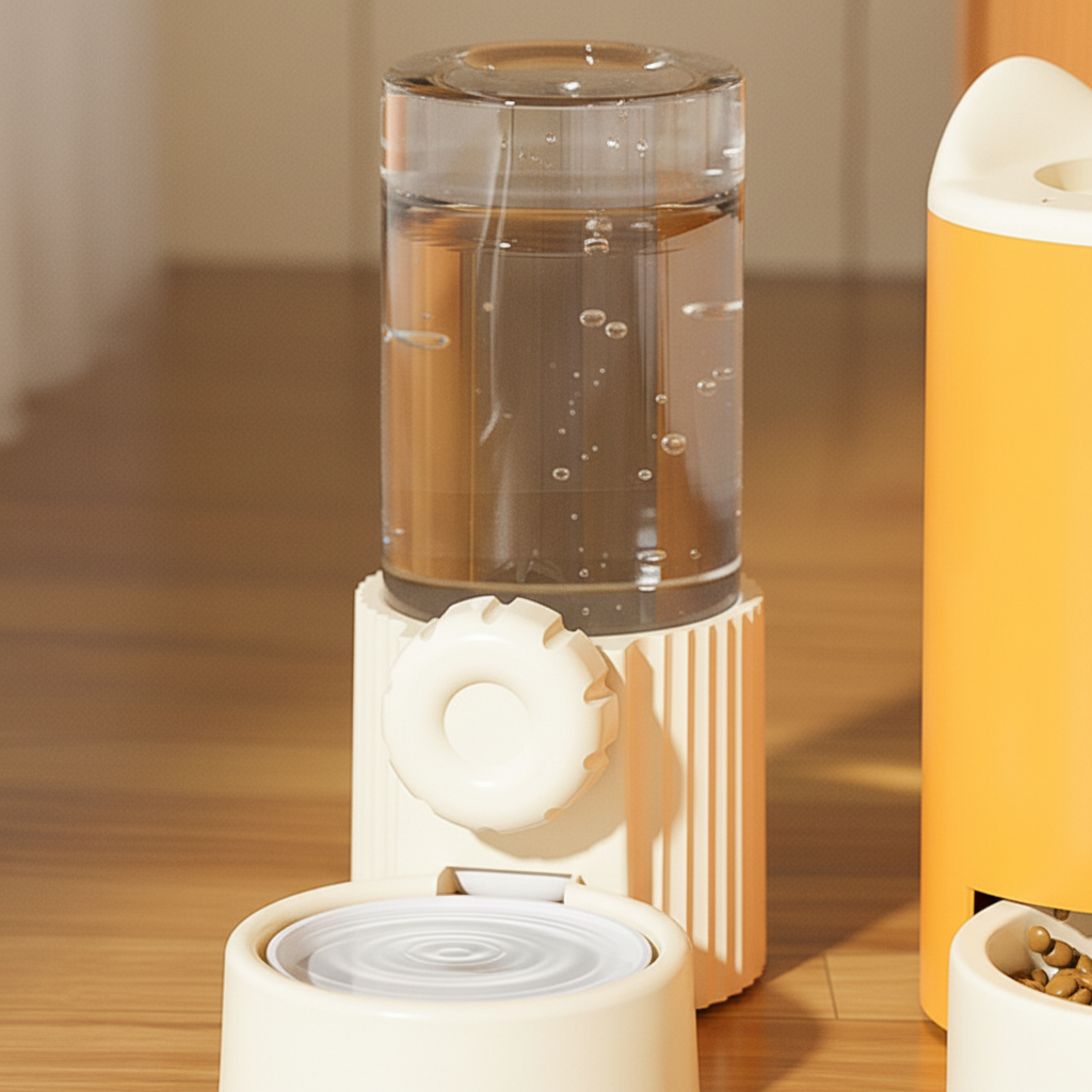 Automatic Pet Feeder and Water Bowl Set