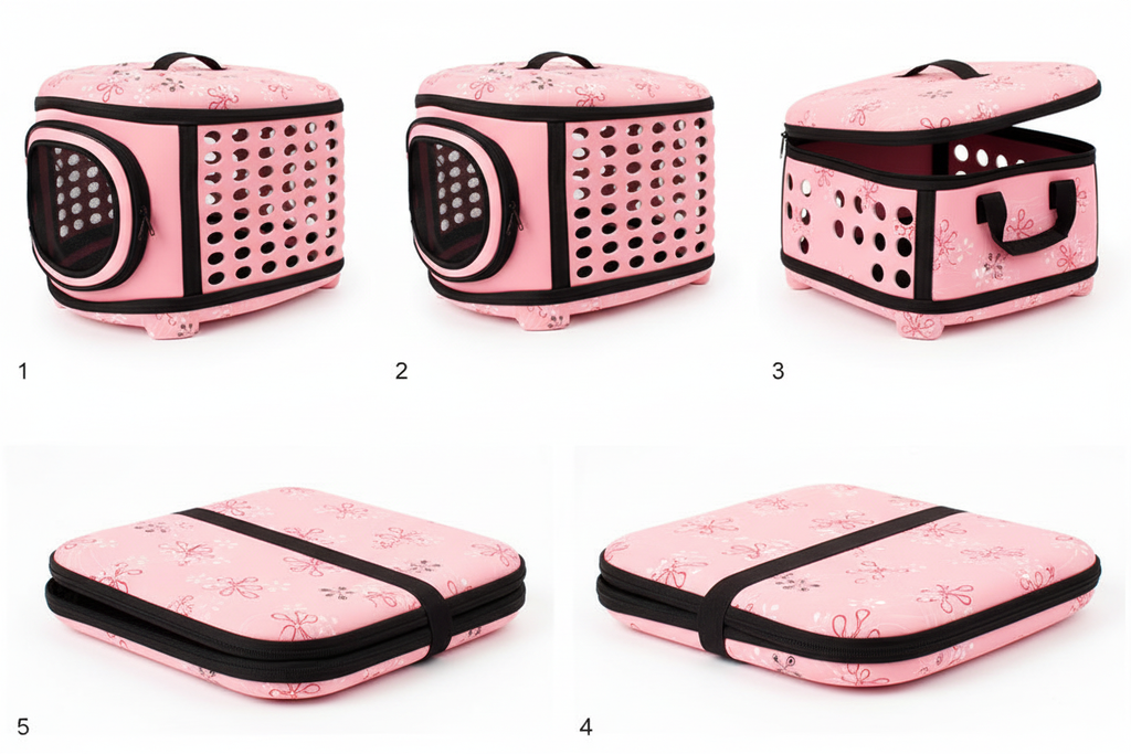 Step-by-step folding sequence
